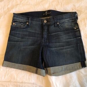 7 for all mankind Jean shorts